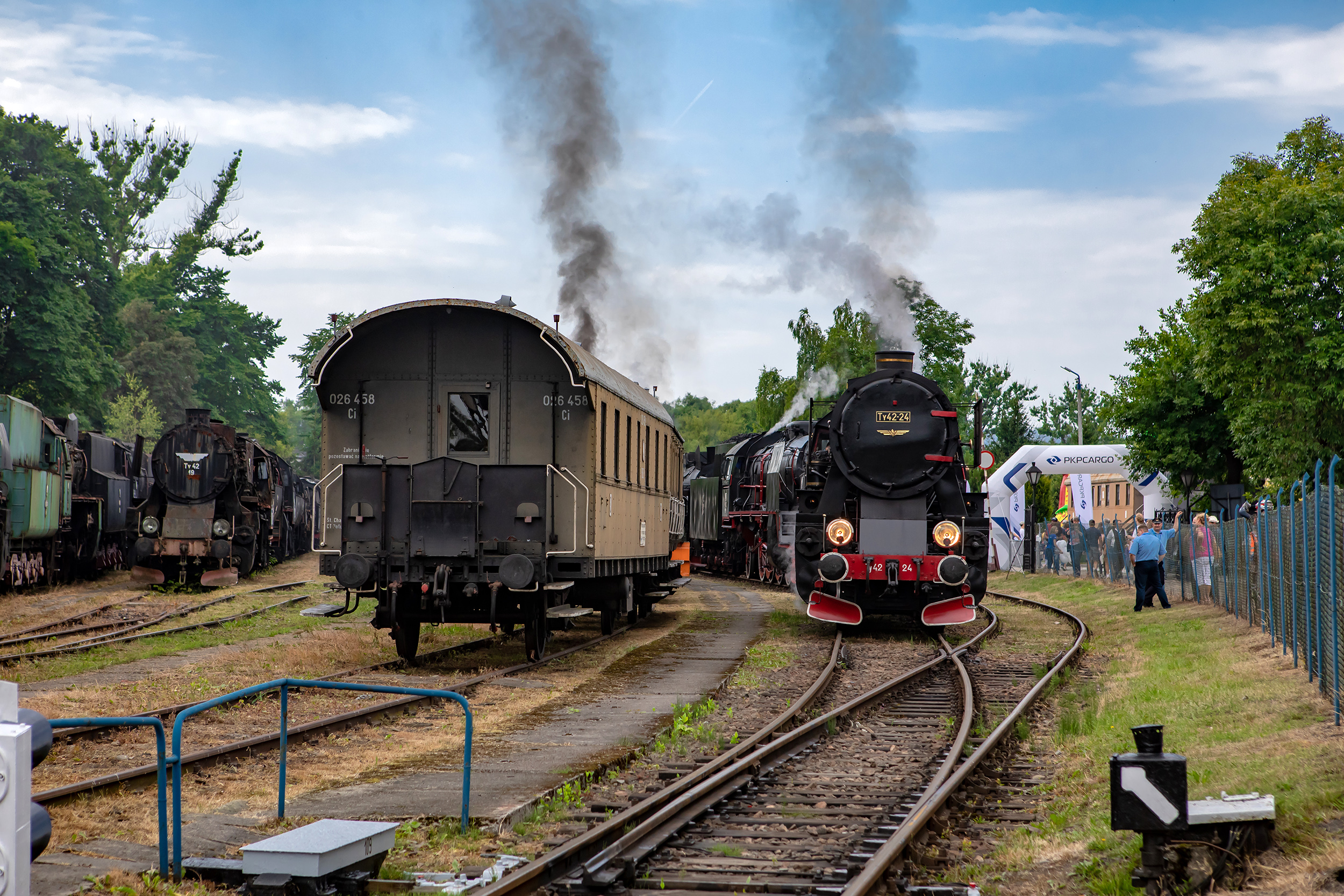 Open-air museum of rolling stock in Chabówka